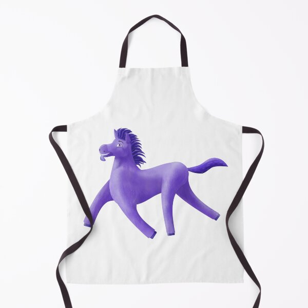 Item preview, Purple Wonky Horse painterly designed and sold by BeccaDoodles.