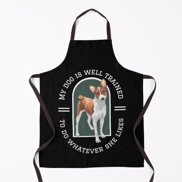 Item preview, My dog is well trained to do whatewer she likes funny Basenji dog design designed and sold by reka88.