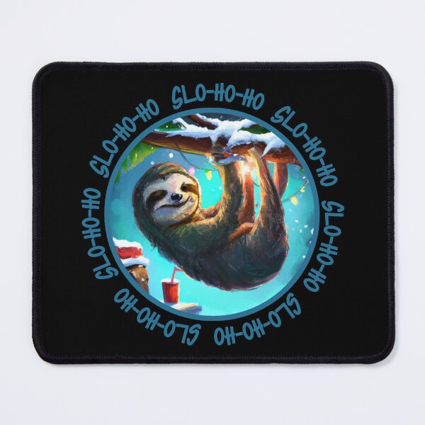 Item preview, Funny and Cute Slo-Ho-Ho  Sloth Christmas designed and sold by jamie Omahen.