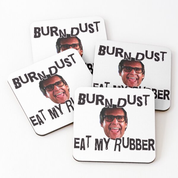 Eat My Rubber Coasters (Set of 4)