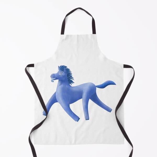 Item preview, Blue Wonky Horse painterly designed and sold by BeccaDoodles.