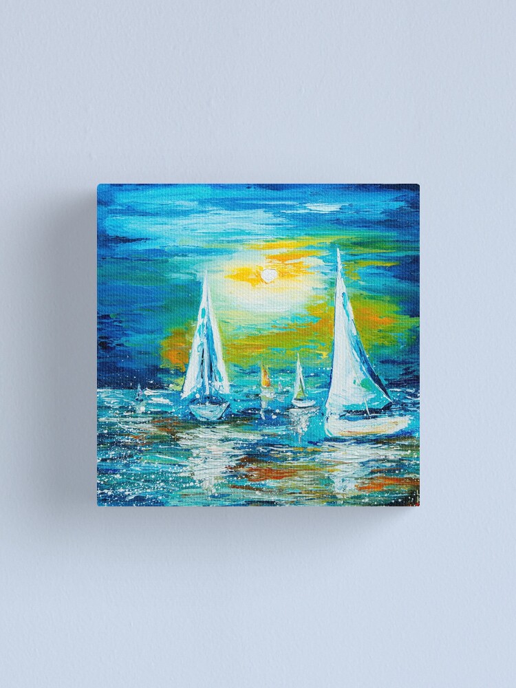 Alternate view of REGATTA Canvas Print