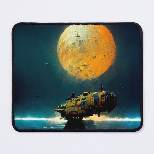 Item preview, Smuggler spaceship landing on an aquatic moon designed and sold by zoro92.