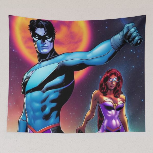 Item preview,  Nightwing and starfire 6 designed and sold by Tribaltreasures.