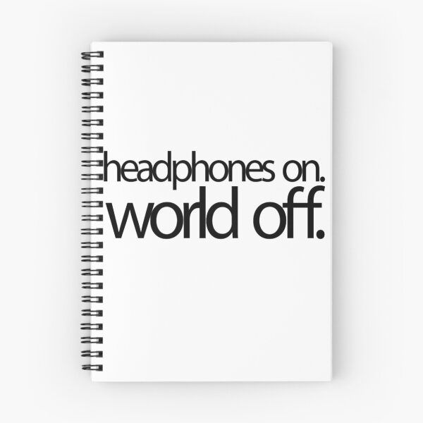 Item preview, Headphones on, World Off designed and sold by Milorad Brmbota.