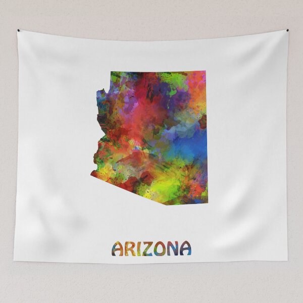 Item preview, arizona map designed and sold by BekimART.