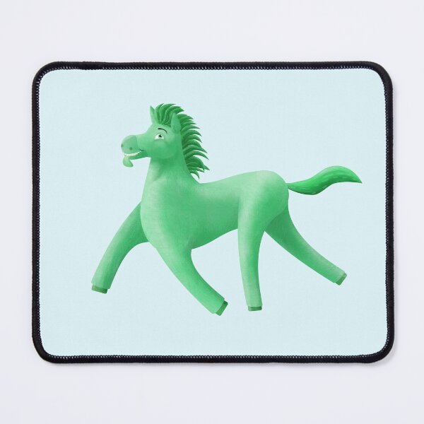 Item preview, Green Wonky Horse painterly designed and sold by BeccaDoodles.