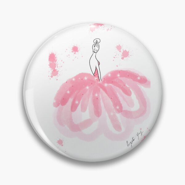 Item preview, Ballerina in pink ballet dress designed and sold by Lupitanunez.