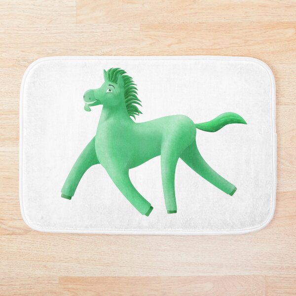Item preview, Green Wonky Horse painterly designed and sold by BeccaDoodles.