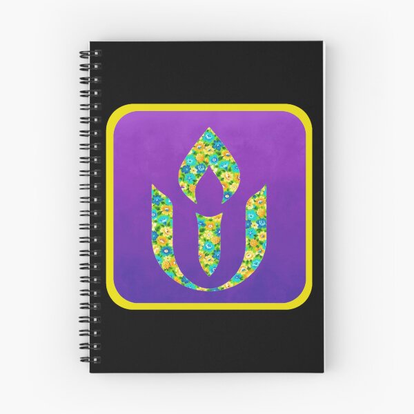 Item preview, Yellow and purple ombre floral chalice Unitarian Universalism  designed and sold by KCAbdelnour.