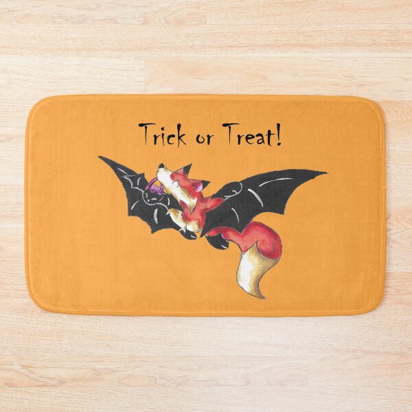 Item preview, Flying Fox Trick or Treater (With Text) designed and sold by KOKeefeArt.