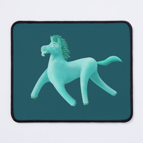 Item preview, Teal Wonky Horse painterly designed and sold by BeccaDoodles.