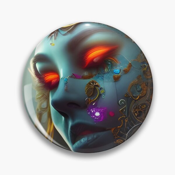 Item preview, Beautiful Alien Woman Covered with Jewelry and Metal designed and sold by DanTheManDan.
