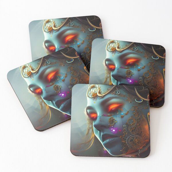 Item preview, Beautiful Alien Woman Covered with Jewelry and Metal designed and sold by DanTheManDan.