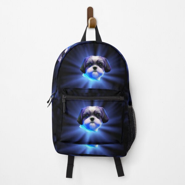 Item preview, shih tzu with blue designed and sold by TjsDesignsnMore.