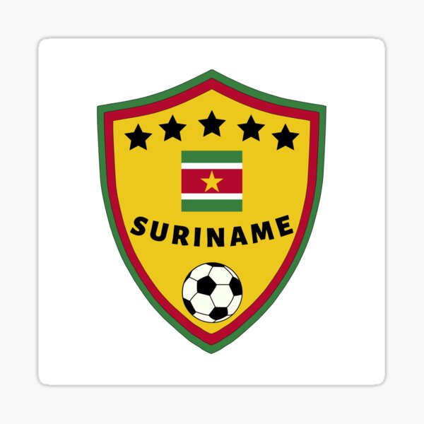"Suriname Football Team" Sticker for Sale by Footballunite | Redbubble