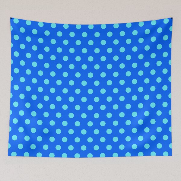 Item preview, Light Blue and Blue Polka Dots designed and sold by patterniastudio.