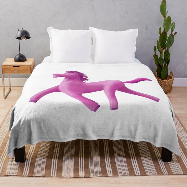 Item preview, Pink Wonky Horse painterly designed and sold by BeccaDoodles.