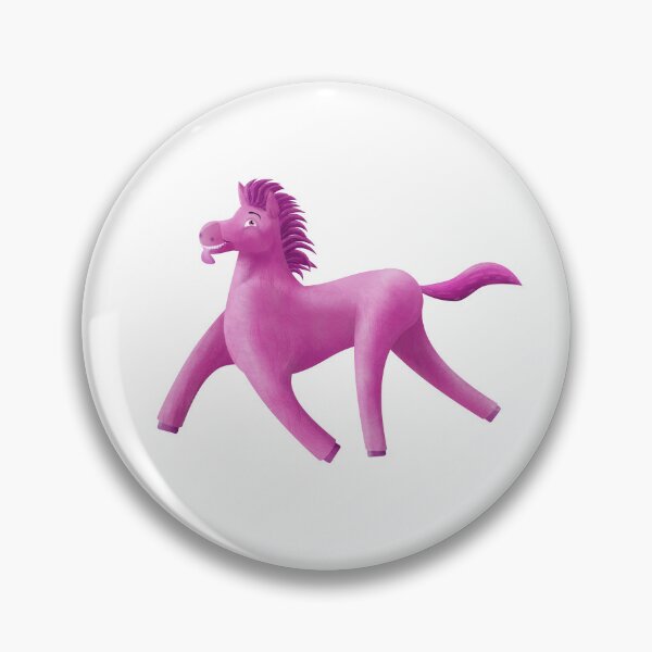 Item preview, Pink Wonky Horse painterly designed and sold by BeccaDoodles.