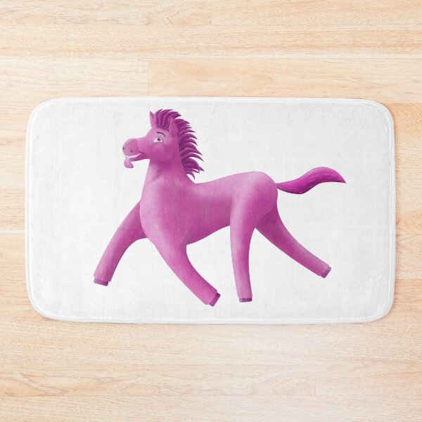 Item preview, Pink Wonky Horse painterly designed and sold by BeccaDoodles.