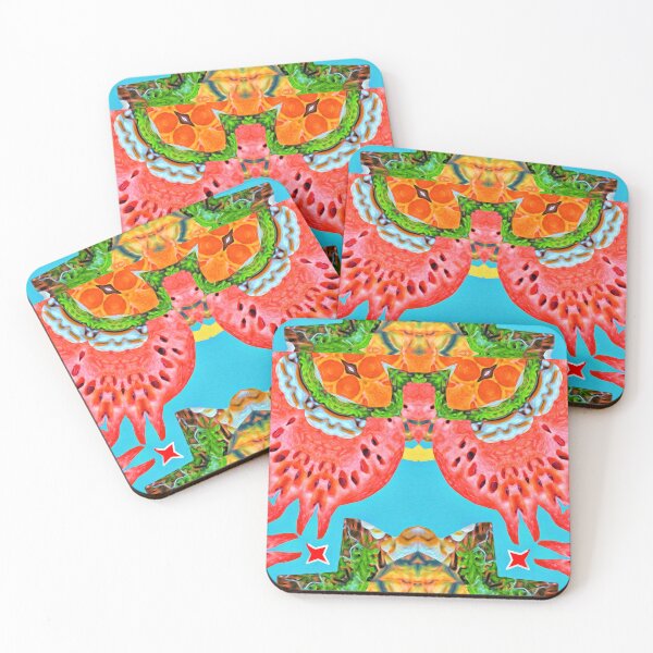 Item preview, WONDERFUL PAINTING GUAVA PINEAPPLE ORANGE & GINGERBREAD COOKIES  FOR CHRISTMAS - ABSTRACT TROPICAL FRUIT COCKTAIL FROM ARUBA - ARUBA FLAG - ARUBA, ONE HAPPY ISLAND! designed and sold by Ralek.