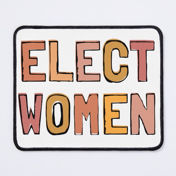 Item preview, ELECT WOMEN | ELECT MORE WOMEN FALL BUBBLE LETTERS designed and sold by Festive Feminist.
