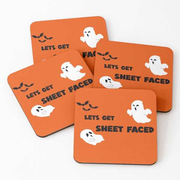 Item preview, Lets Get Sheet Faced - Halloween - Funny Design designed and sold by LMcDs.