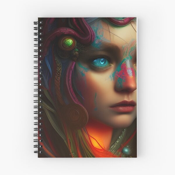 Item preview, Beautiful Tribal Woman Fantasy Portrait Colorful and Somber designed and sold by DanTheManDan.