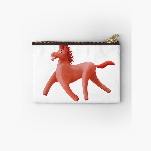 Item preview, Red Wonky Horse painterly designed and sold by BeccaDoodles.