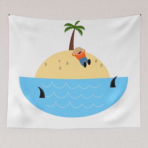 Item preview, Sky Beneath Shark ahead Never fear  designed and sold by thinkittithink.