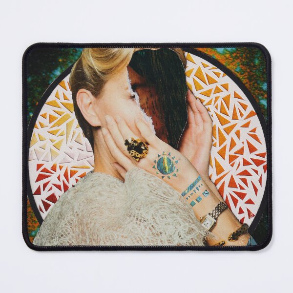 Item preview, Surreal handmade collage "Insomnia Girl" designed and sold by Everna-more.