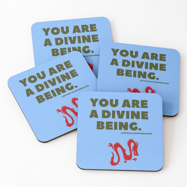 Item preview, 'You are a divine being'- Arthur Schopenhauer designed and sold by Rechtop.
