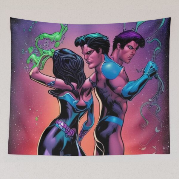 Item preview,  Nightwing and starfire 9 designed and sold by Tribaltreasures.