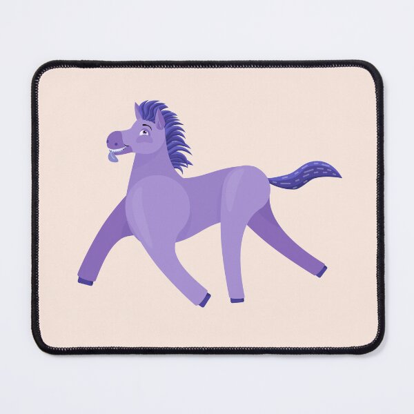 Item preview, Purple Wonky Horse clean simplified designed and sold by BeccaDoodles.