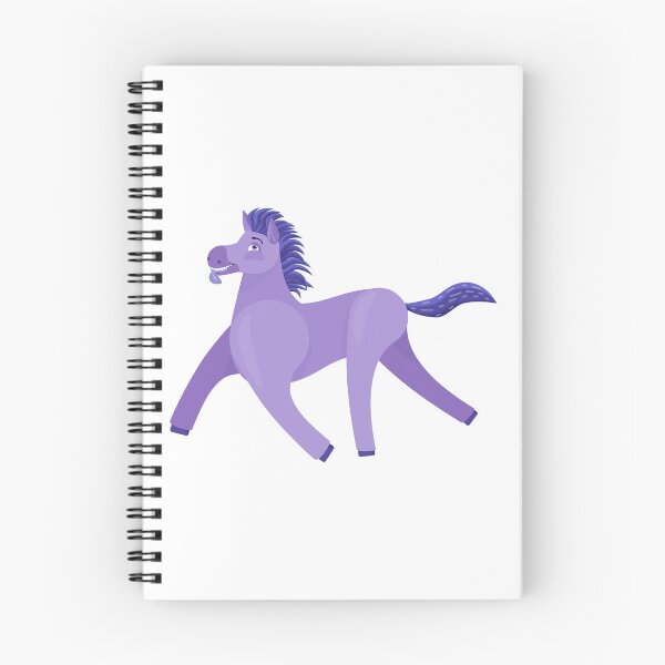 Item preview, Purple Wonky Horse clean simplified designed and sold by BeccaDoodles.