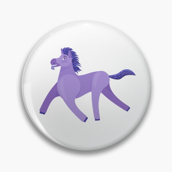 Item preview, Purple Wonky Horse clean simplified designed and sold by BeccaDoodles.