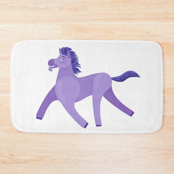 Item preview, Purple Wonky Horse clean simplified designed and sold by BeccaDoodles.