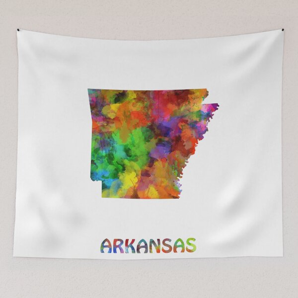 Item preview, arkansas map designed and sold by BekimART.