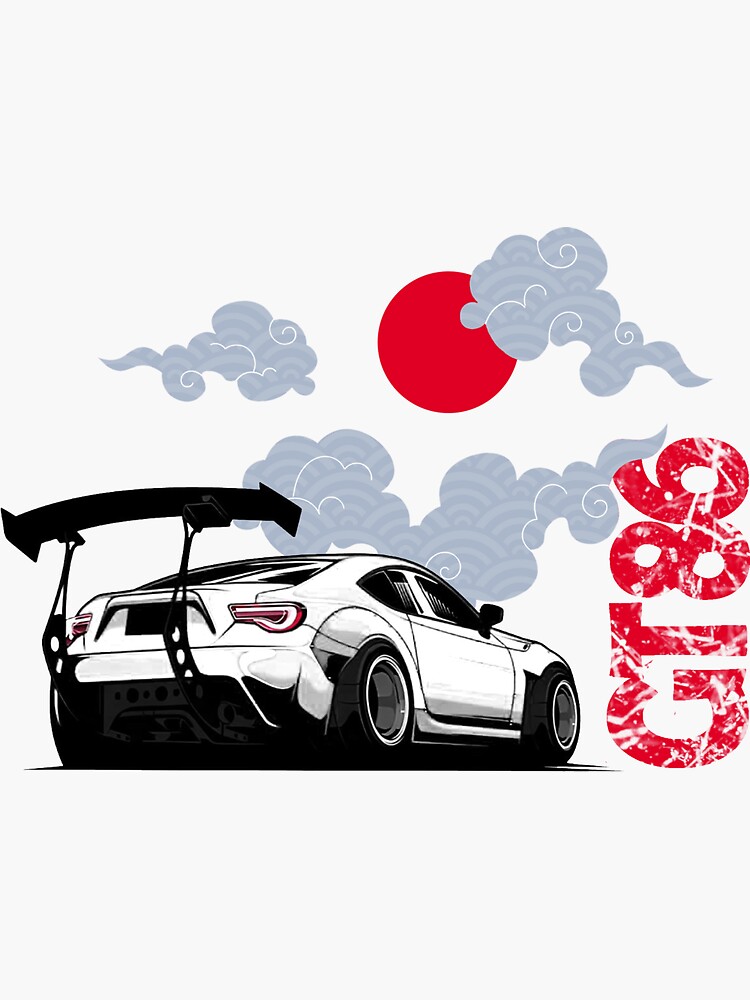 "Toyota GT86" Sticker for Sale by TJD Redbubble
