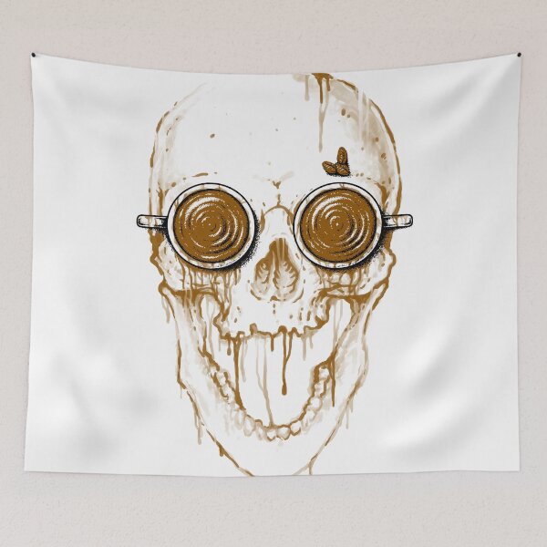 Item preview, Skull Coffee designed and sold by Quilimo Studio.