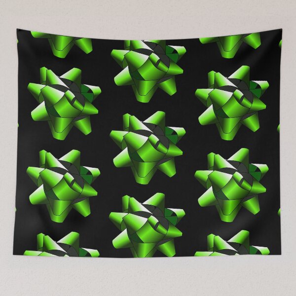 Item preview, Green Present Bow designed and sold by christinaashman.