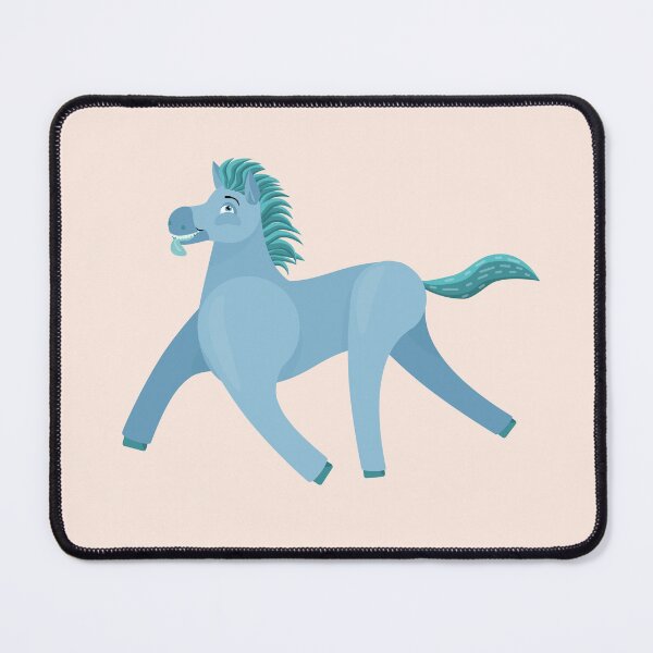 Item preview, Teal Wonky Horse clean simplified designed and sold by BeccaDoodles.