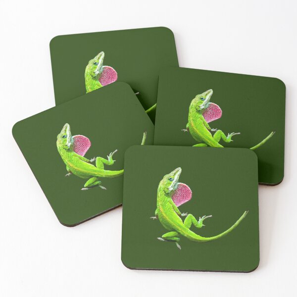 Item preview, Green Anole ; Anolis carolinensis designed and sold by gaia-crypt.