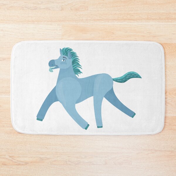 Item preview, Teal Wonky Horse clean simplified designed and sold by BeccaDoodles.