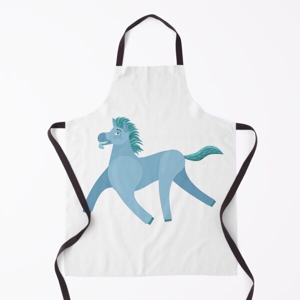 Item preview, Teal Wonky Horse clean simplified designed and sold by BeccaDoodles.