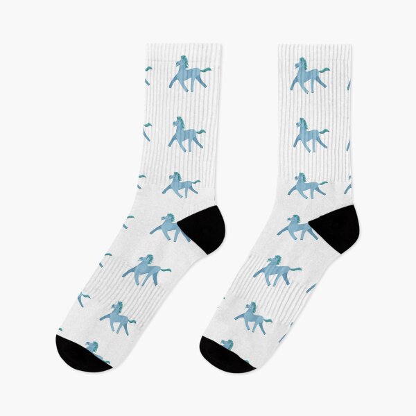Item preview, Teal Wonky Horse clean simplified designed and sold by BeccaDoodles.