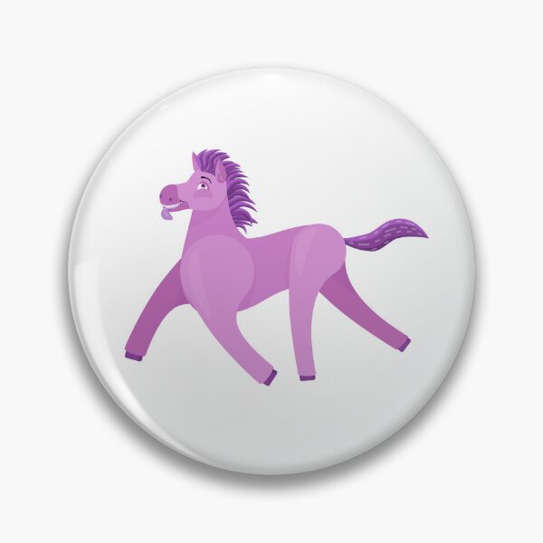 Item preview, Pink Wonky Horse clean simplified designed and sold by BeccaDoodles.