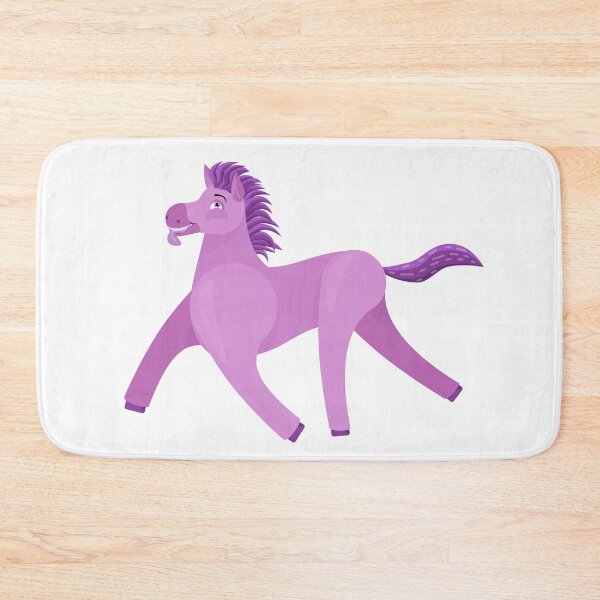 Item preview, Pink Wonky Horse clean simplified designed and sold by BeccaDoodles.