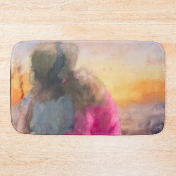 Item preview, Mother Daughter Sunset Watercolor Painting designed and sold by TheArtCave.