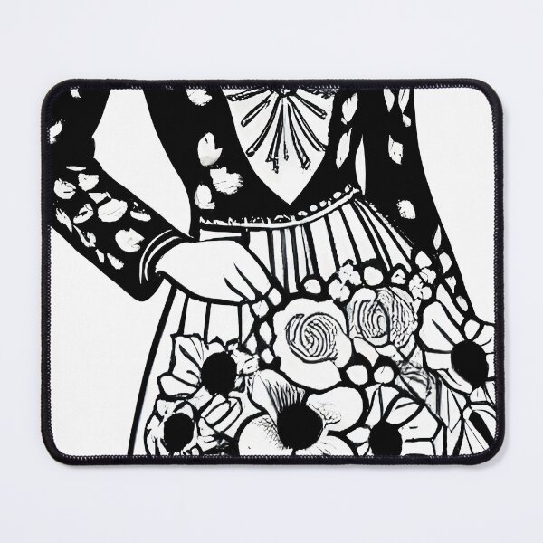 Item preview, girl with flowers designed and sold by OverAltruist.